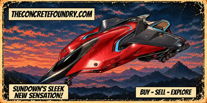 Poster illustration of the M80 Concierge Blaze Paint