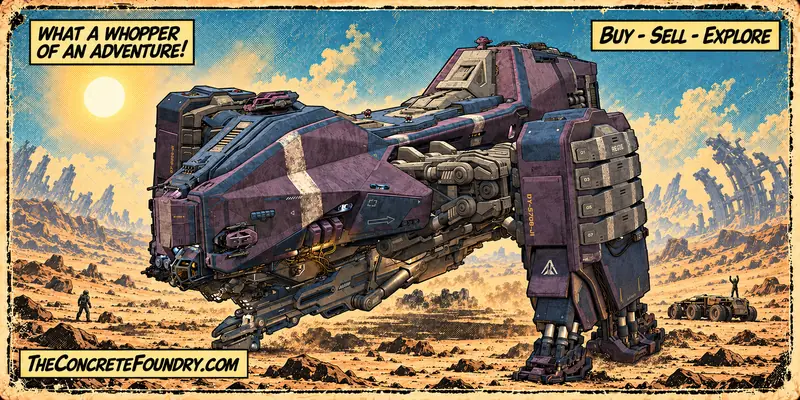 Poster illustration of the Reclaimer Aphorite Paint