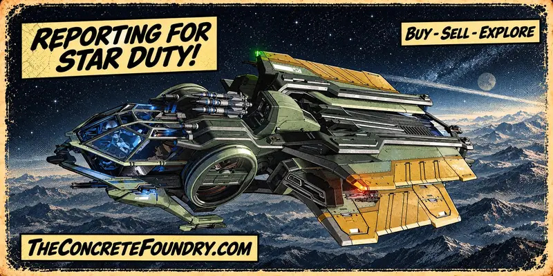 Poster illustration of the Aurora Mk I LN