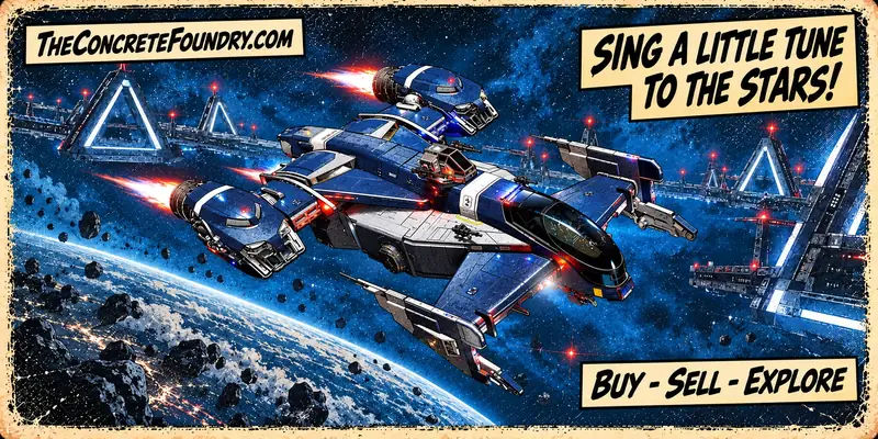 Poster illustration of the Cutlass Blue