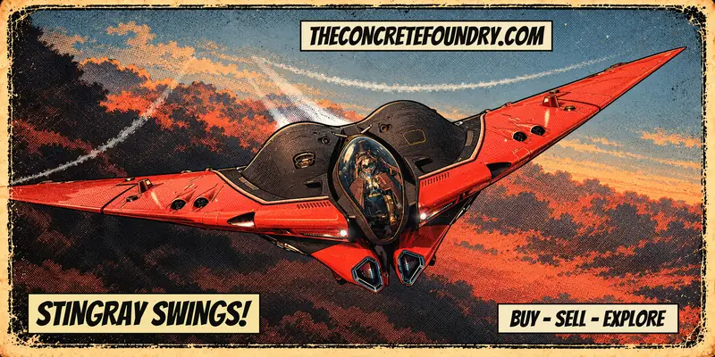 Poster illustration of the S-65 Stingray