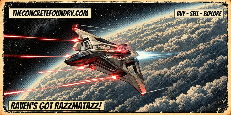 Poster illustration of the Sabre Raven EX